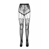 Колготки-бодистокинг Passion ECO S004 черный, S-L