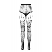 Колготки-бодистокинг Passion ECO S004 черный, S-L