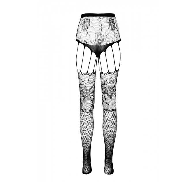 Колготки-бодистокинг, S-L черный Passion ECO S004