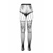 Колготки-бодистокинг, S-L черный Passion ECO S004