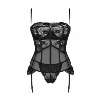 Корсет та стрінги Obsessive Serena Love M/L