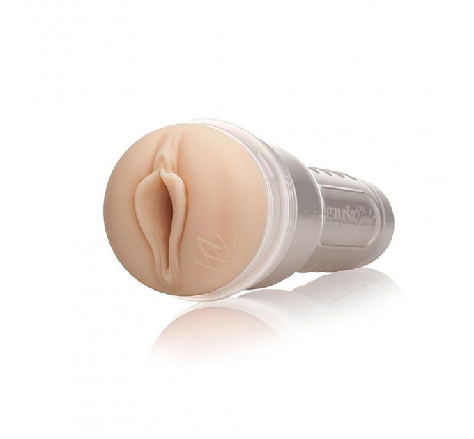 Мастурбатор Вагина в колбе, киберкожа, Fleshlight Angela White, телесный