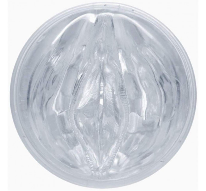 Мастурбатор вагина в колбе, киберкожа Fleshlight Ice Lady Crystal, прозрачный
