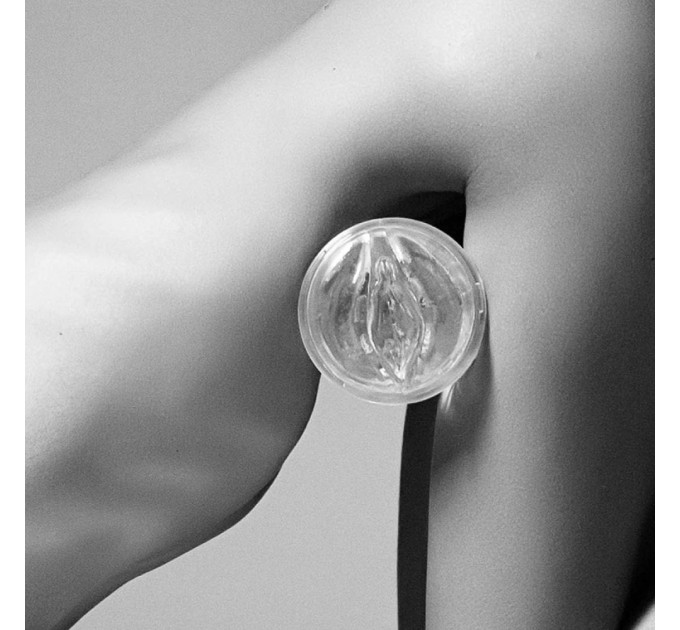 Мастурбатор вагина в колбе, киберкожа Fleshlight Ice Lady Crystal, прозрачный