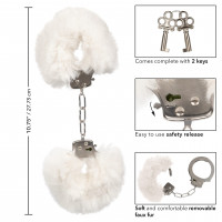 Наручники Metal Handcuff with Plush, білий