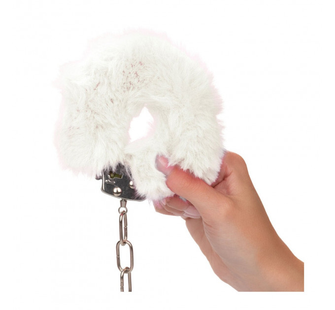 Наручники Metal Handcuff with Plush, белый