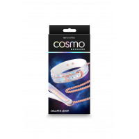 Ошейник с поводком NS Novelties COSMO BONDAGE COLLAR & LEASH RAINBOW