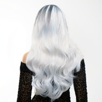 Парик длинный волнистый Fetish Hair балаяж блонд, 65 см