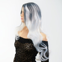 Парик длинный волнистый Fetish Hair балаяж блонд, 65 см
