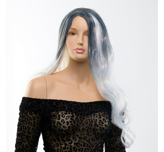 Парик длинный волнистый Fetish Hair балаяж блонд, 65 см