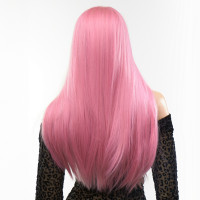 Парик прямой Fetish Hair розовый, 60 см