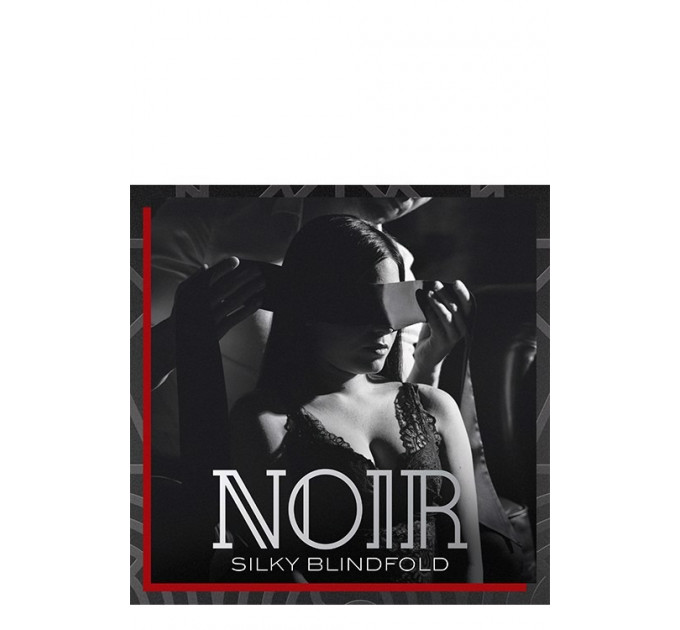 Повязка на глаза NOIR SILKY BLINDFOLD Черная