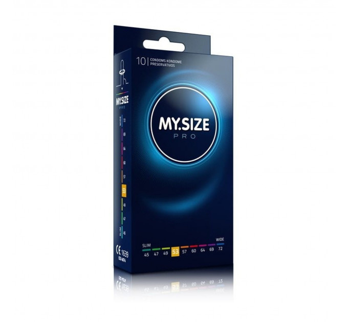 Презервативи ультратонкі латексні My.Size Regular 53 мм (ціна за упаковку, 10 шт.)