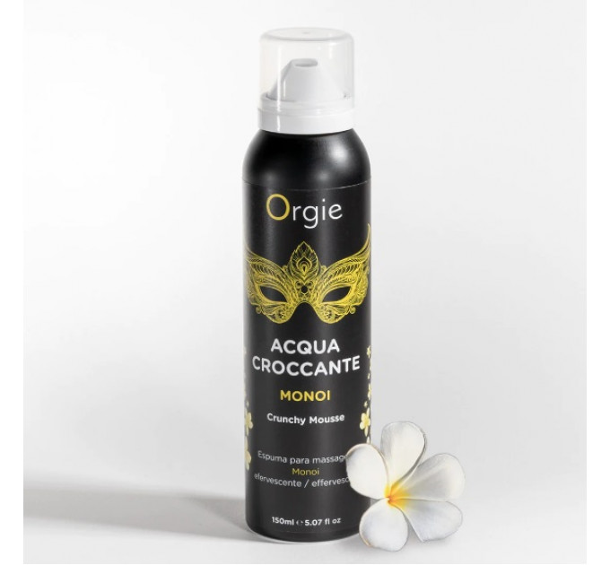 Шипучая увлажняющая пенка для массажа Acqua Crocante, Аромат: Моной из Таити, Orgie