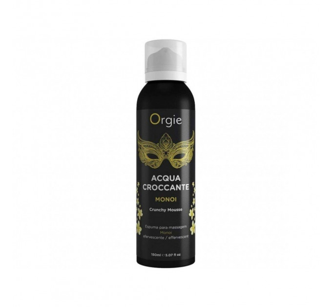 Шипучая увлажняющая пенка для массажа Acqua Crocante, Аромат: Моной из Таити, Orgie