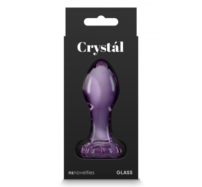 Стеклянная пробка NS Novelties CRYSTAL FLOWER PURPLE