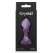 Стеклянная пробка NS Novelties CRYSTAL FLOWER PURPLE