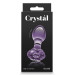 Стеклянная пробка NS Novelties CRYSTAL FLOWER PURPLE