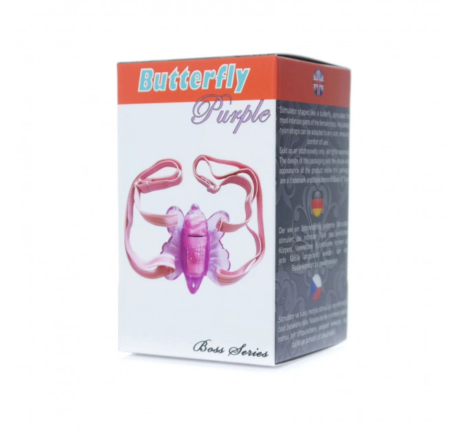Стимулятор для клитора Stymulator-Butterfly Purple