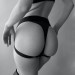 Трусики для страпона, S, Strap-On-Me кольцевое крепление, с отрытыми ягодицами, черные
