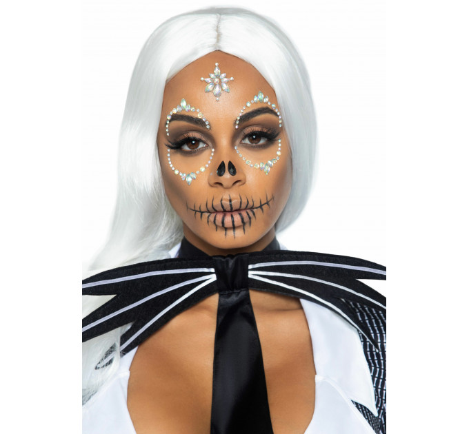 Украшения для лица и груди Leg Avenue Skeleton face and chest jewels O/S