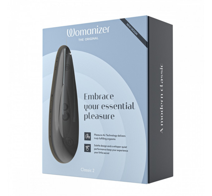 Вакуумный клиторальный стимулятор Womanizer Classic 2 Black