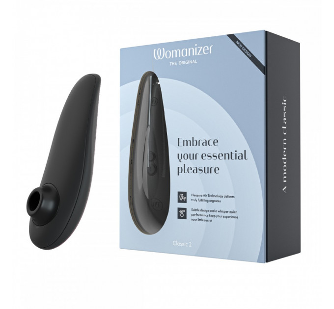 Вакуумный клиторальный стимулятор Womanizer Classic 2 Black