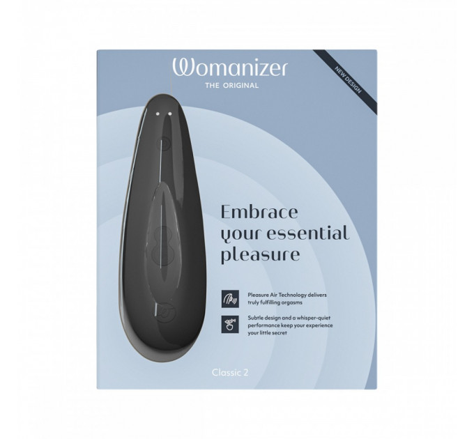 Вакуумный клиторальный стимулятор Womanizer Classic 2 Black