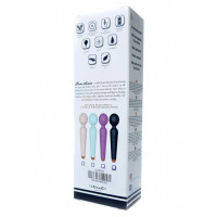 Вібро-мікрофон блакитний Rechargeable Power Wand USB 10 Functions