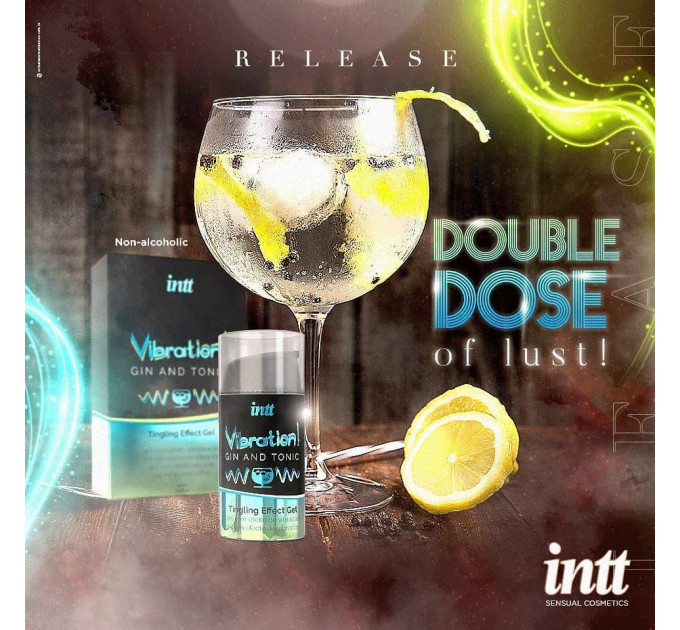 Жидкий вибратор Intt Vibration Gin Tonic 15 мл