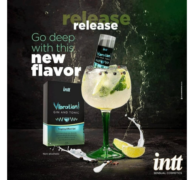 Жидкий вибратор Intt Vibration Gin Tonic 15 мл