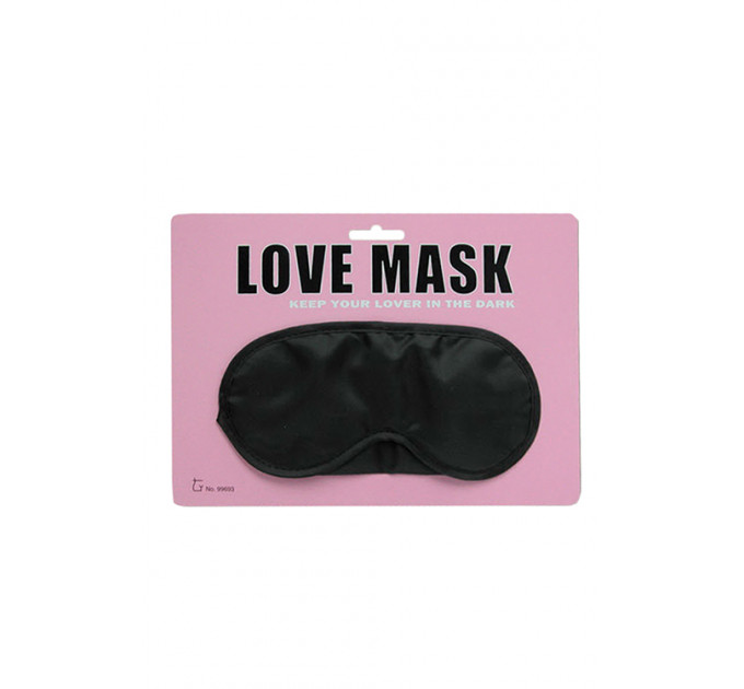 Маска на глаза Love mask, Black