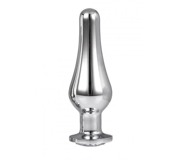 DT21825 Анальная пробка конической формы Dream Toys GLEAMING LOVE SILVER PLEASURE PLUG L