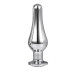 DT21825 Анальная пробка конической формы Dream Toys GLEAMING LOVE SILVER PLEASURE PLUG L