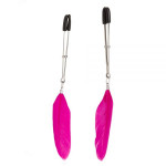 Зажимы на соски Перышки Lucky Bay Nipple Play, Pink