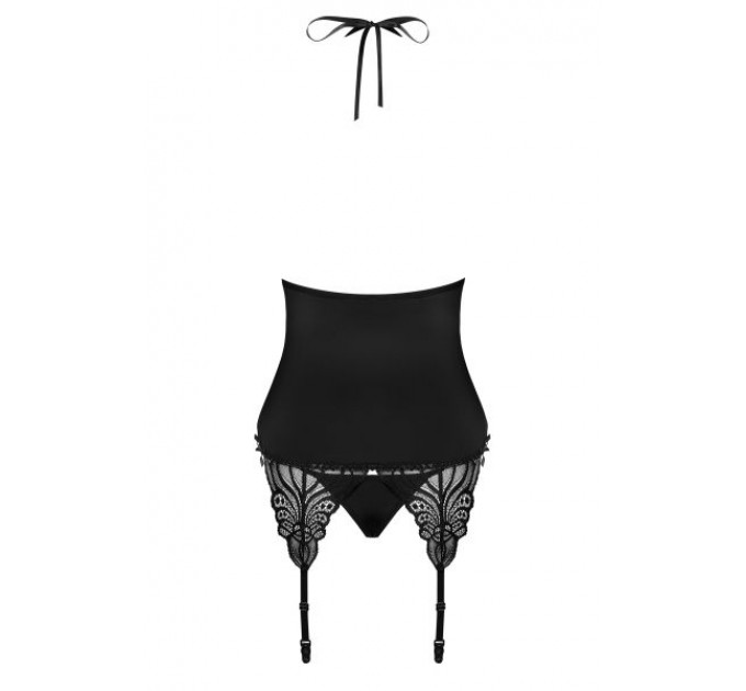 Корсет Obsessive 828-COR-1 corset & thong L/XL