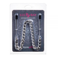 Затискачі на соски Nipple play пінцет Chain Heavy Metall
