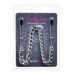 Зажимы на соски Nipple play пинцет Chain Heavy Metall