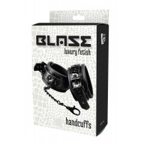 Наручники BLAZE LUXURY HANDCUFF CROCO BLACK