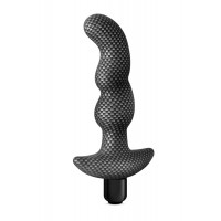 Анальна пробка з вібрацією 3-в-1 SPARK IGNITION PRV-02 CARBON FIBER