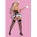 Костюм горничной Obsessive Housemaid L/XL черно-белый