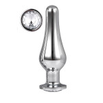 DT21825 Анальная пробка конической формы Dream Toys GLEAMING LOVE SILVER PLEASURE PLUG L