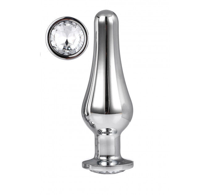 DT21825 Анальная пробка конической формы Dream Toys GLEAMING LOVE SILVER PLEASURE PLUG L
