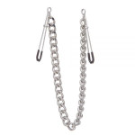 Зажимы на соски Nipple play пинцет Chain Heavy Metall