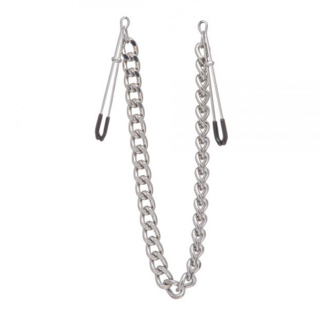 Зажимы на соски Nipple play пинцет Chain Heavy Metall
