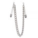 Зажимы на соски Nipple play пинцет Chain Heavy Metall