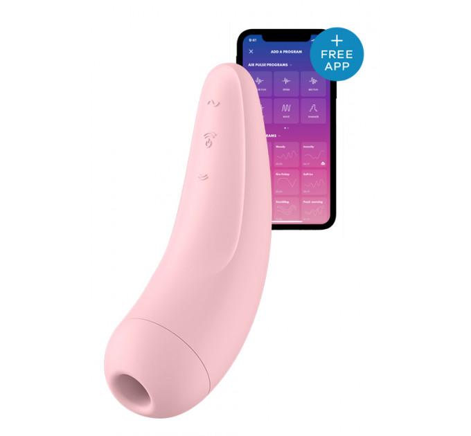 T360112 Бесконтактный стимулятор клитора SATISFYER CURVY2+ PINK