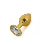 Анальна пробка Gold Metal Diamond, m