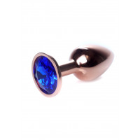 Анальна пробка Plug-Jewellery Red Gold PLUG-Dark Blue
