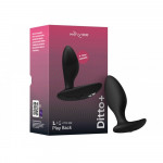 Анальная пробка з вибрацией We-Vibe Ditto+ Satin Black с пультом и управлением с телефона